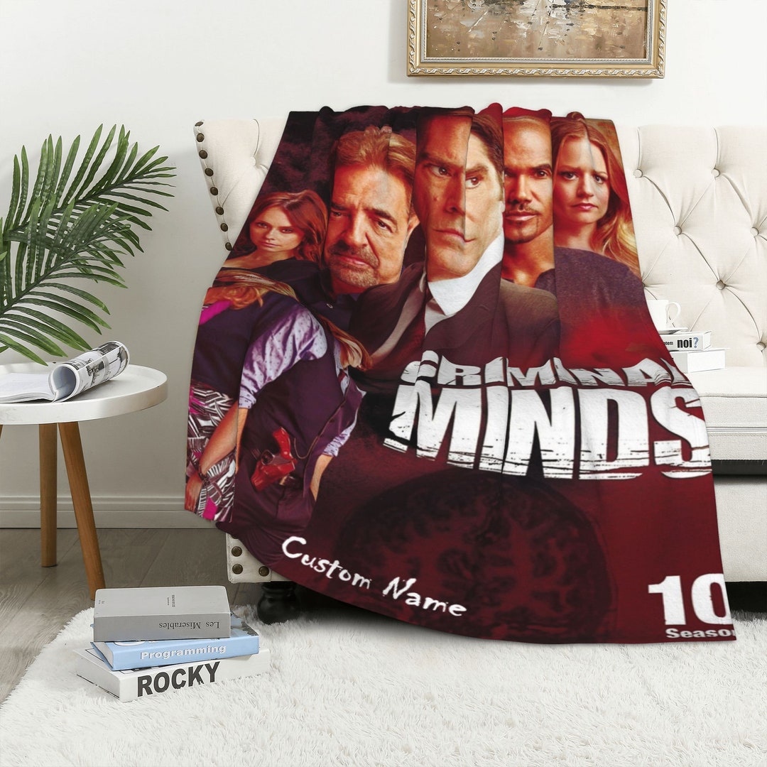 Criminal Minds Blanket Throw Blanket Warm Soft Blanket for Dormitory