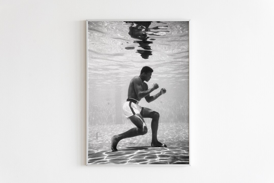Muhammad Ali, Paper or Canvas Poster Print, Wall Art, Boxing Legend ...