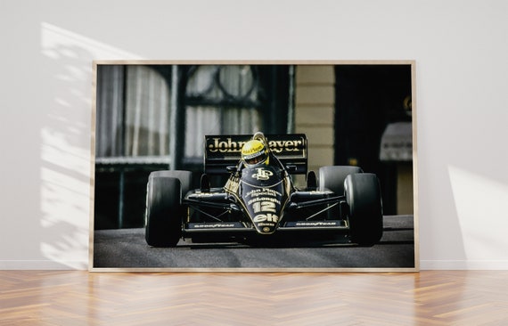 アイルトン・セナ ロータス 97T F1 ポスタープリント：F1の伝説 - Etsy