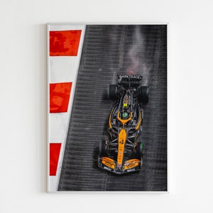 Lando Norris McLaren F1 Poster or Canvas Print