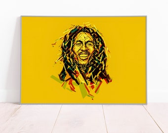 ボブ・マーリー 24x36 ポスター - Etsy 日本