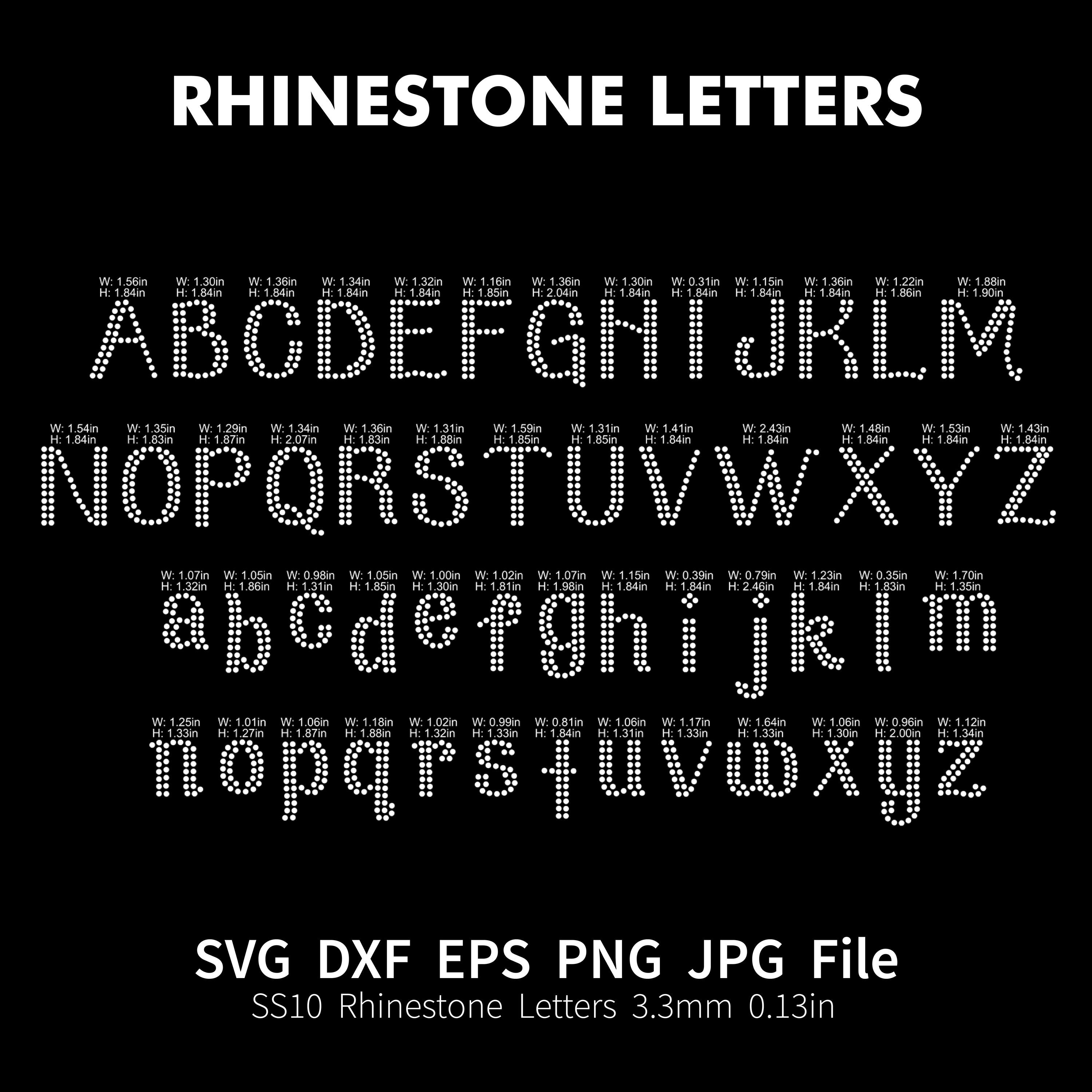 Rhinestone Cheer Font Letters Alphabet Font Svg Font SS10 Letters ...