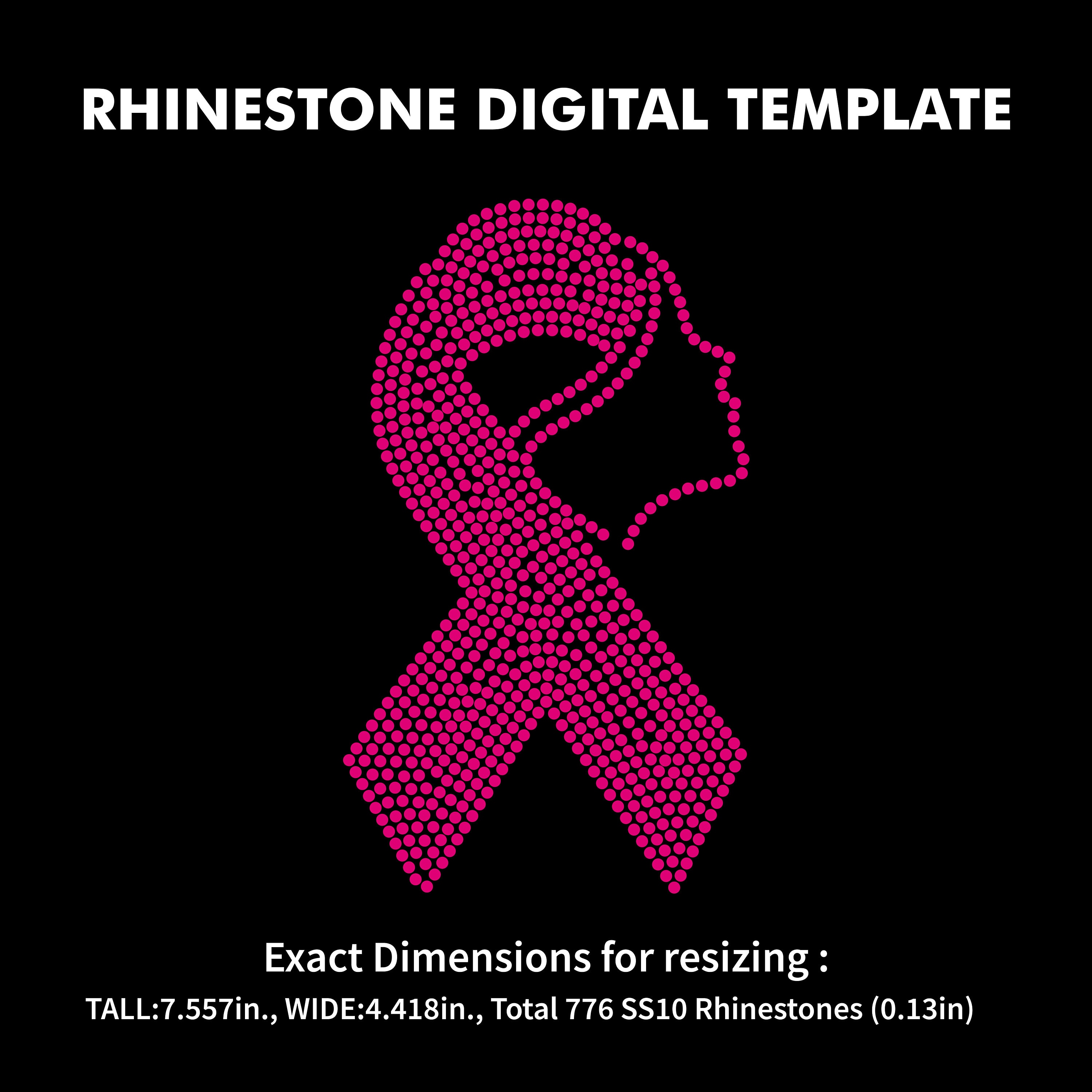 Rhinestone Cancer Awareness Designs, Rhinestone Templates Cricut ...