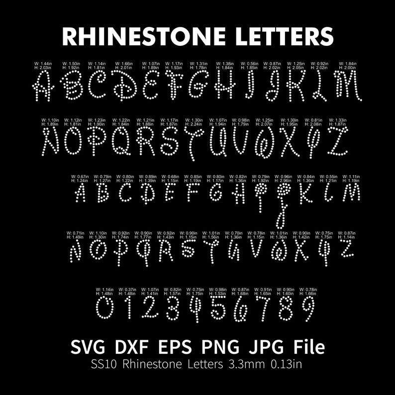 Disney Rhinestone Font Letters Alphabet Cartoon Disney Style SS10 SVG ...