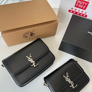 Authentic YSL Monogram Small Wallet on Chain Grained Leather, Black, Gold  Hardware, Luxury, Bags & Wallets on Carousell