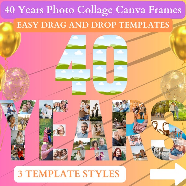 40th Anniversary Photo Collage Etsy 40th-anniversary-photo-collage-etsy