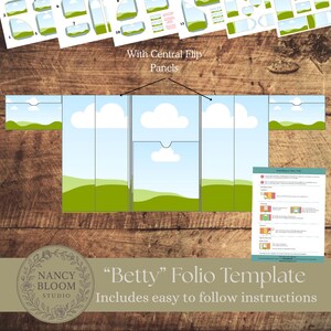 Betty Folio Template Kit: DIY Canva Frames, Commercial Use (PDF)