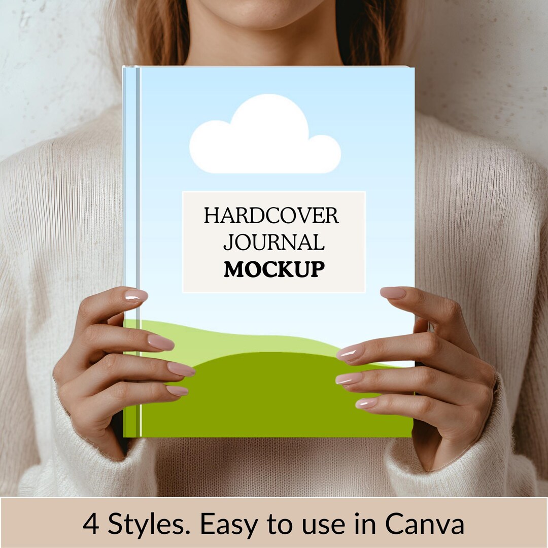 Hardcover Journal Book Mockup. 4 Layouts. Journal Creators. POD Sellers ...
