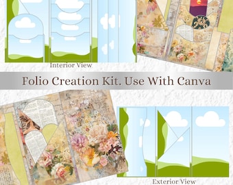 Folio Creation Kit Template: Junk Journal & Cardmaking