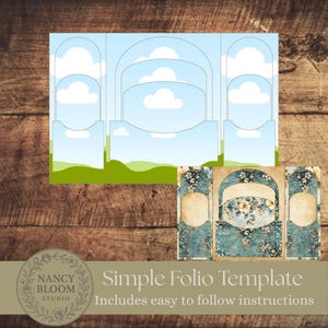 Simple Folio Template: Verwendung mit Canva