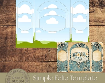 Simple Folio Template: Use With Canva