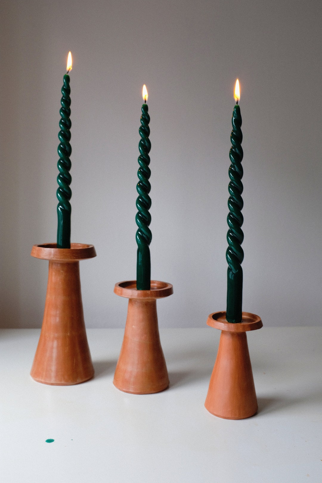 Handmade Terracotta Candle Holders Etsy