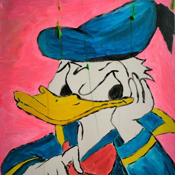 Donald en peinture