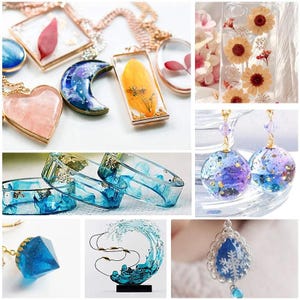 Crystal Clear Epoxy Resin Kit – High Gloss Coating & Casting for Jewelry, Art Crafts image 7