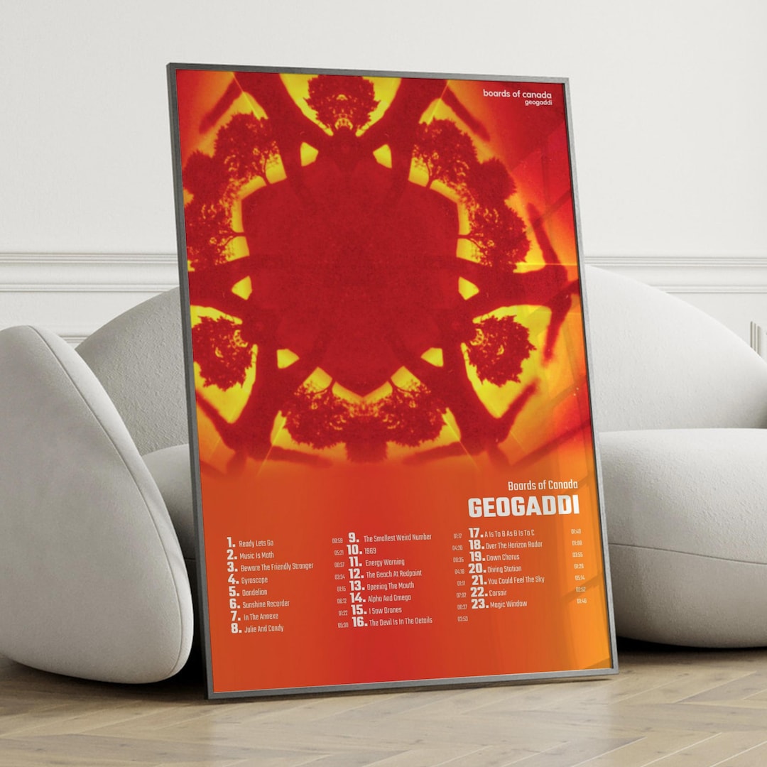 Boards of Canada Geogaddi Album Cover Poster Wall Art Etsy