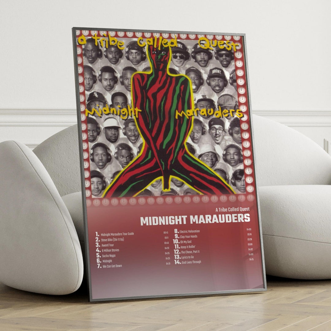A Tribe Called Quest Midnight Marauders Album Cover Poster Etsy