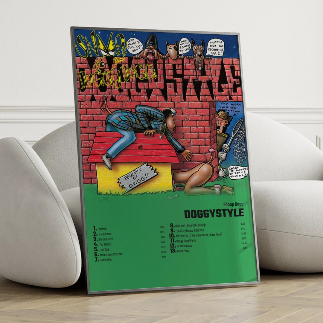 Snoop Dogg Doggystyle Album Cover Poster Wall Art Snoop Etsy