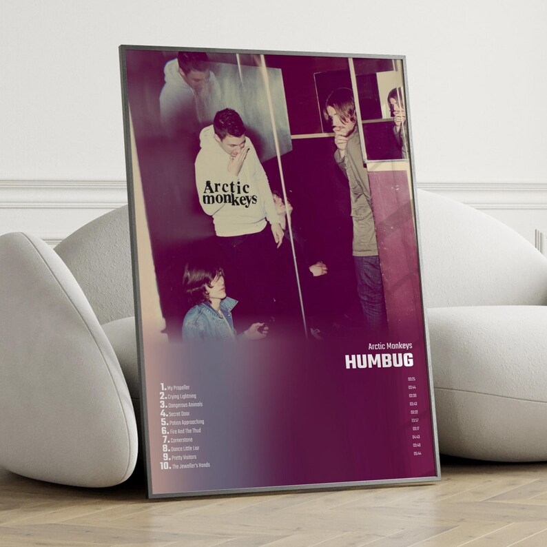 Arctic Monkeys Humbug Album Cover Poster Wall Art Arctic Etsy UK