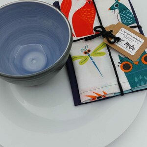 Set of 2 cloth napkins/children's napkins/washable cotton napkins