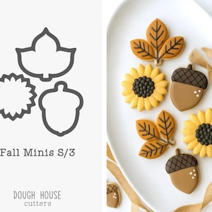 Fall Minis S/3 Cookie Cutters
