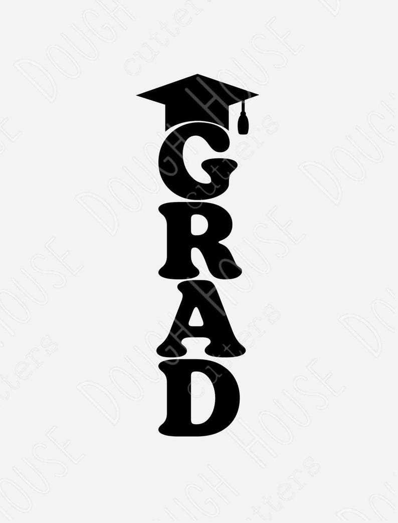 grad cap with grad plaque cookie cutter