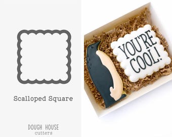 Scalloped Square Cookie Cutter