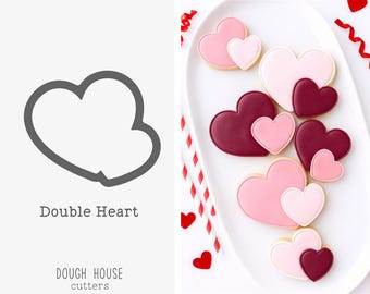 Double Heart Cookie Cutter