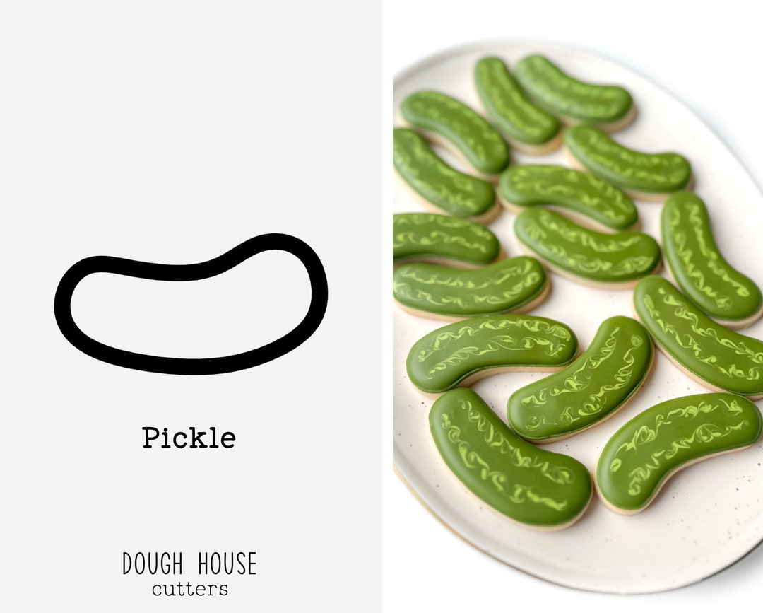 Pickle Cookie Cutter Etsy
