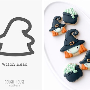 Witch Head Cookie Cutter