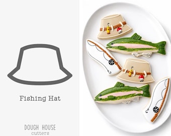 Fishing Hat Cookie Cutter