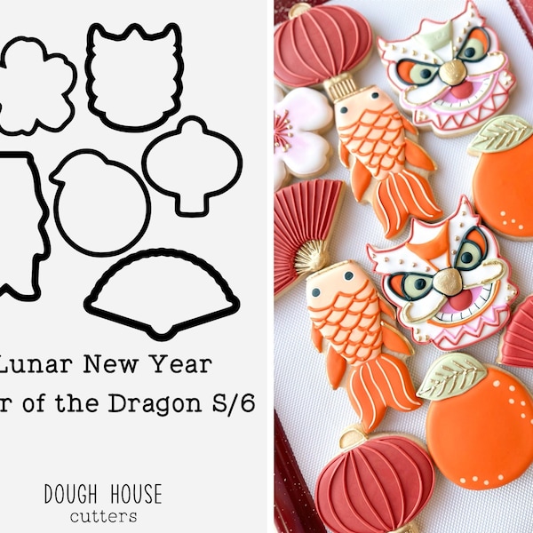 Lunar New Year- Year of the Dragon S/6