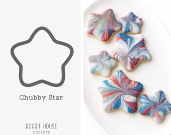 Chubby Star Cookie Cutter