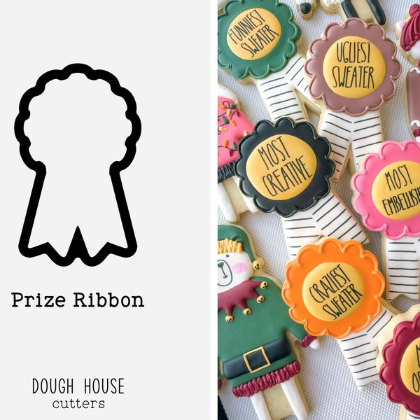 Prize Ribbon Cookie Cutter