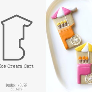 Ice Cream Cart Cookie Cutter