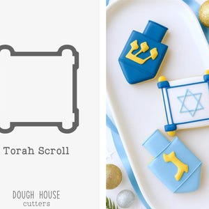 Torah Scroll Cookie Cutter