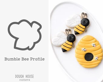 Bumble Bee Profile Cookie Cutter