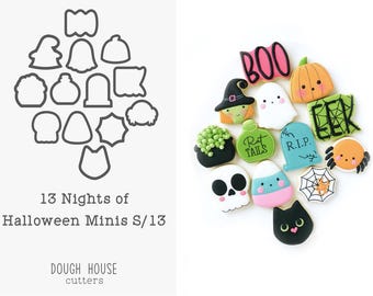 13 Nights of Halloween Minis S/13 Cookie Cutters