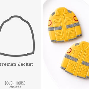 Fireman Jacket Cookie Cutter