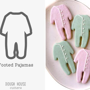 Footed Pajamas Cookie Cutter