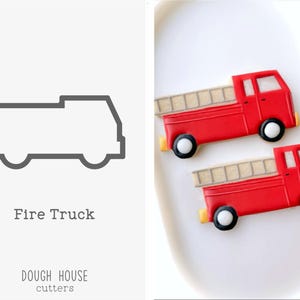 Fire Truck Cookie Cutter