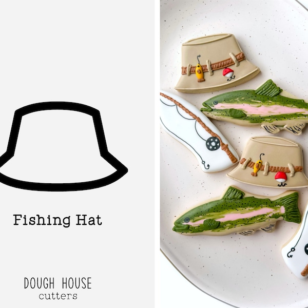 Fishing Hat Cookie Cutter