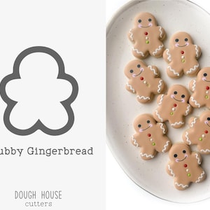 Chubby Gingerbread Cookie Cutter
