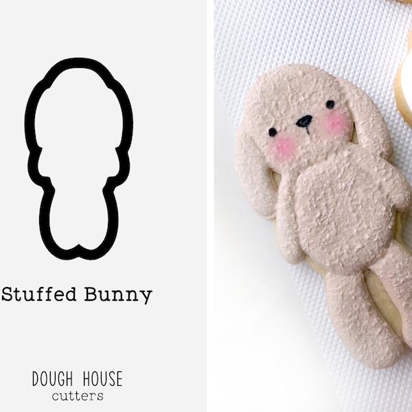 Stuffed Bunny Cookie Cutter