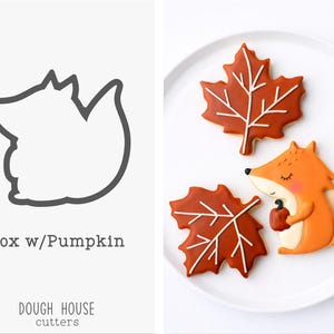 Fox w/Pumpkin Cookie Cutter