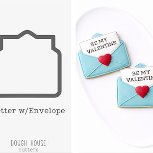 Letter w/Envelope Cookie Cutter