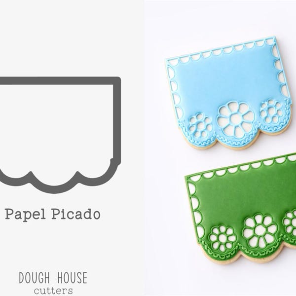 Cortador de galletas de papel picado