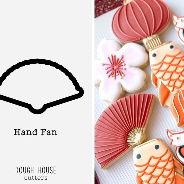 Hand Fan Cookie Cutter