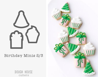 Birthday Minis S/3 Cookie Cutters