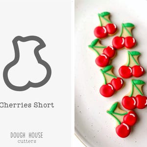 Cherries Short Cookie Cutter