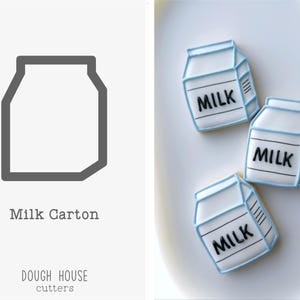 Milk Carton Cookie Cutter